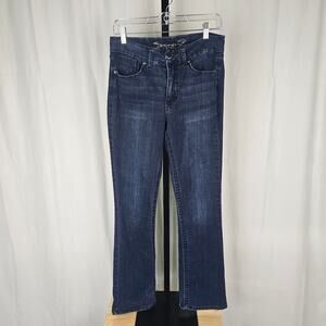 Seven7 Tummyless Bootcut Jeans Stretch Denim High Rise Size 6 Flattering Fit